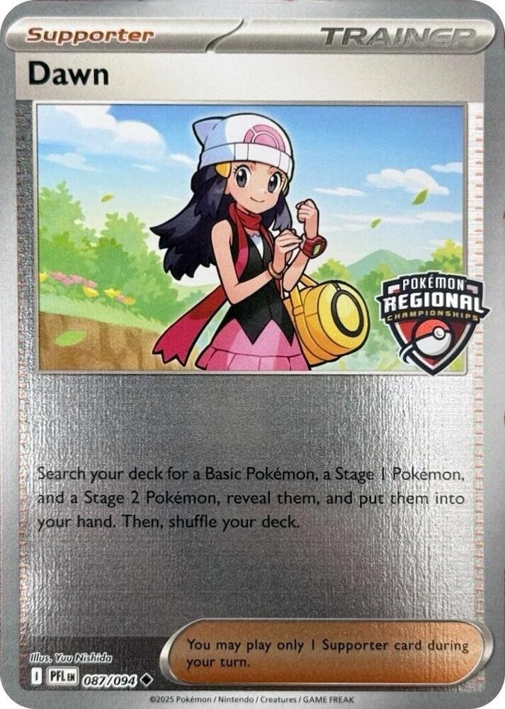 Phantasmal Flames Dawn [Regional-Championships] Pokémon card